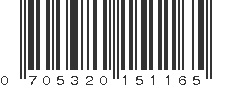 UPC 705320151165