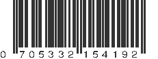 UPC 705332154192