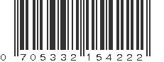 UPC 705332154222