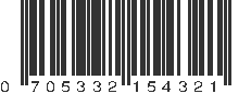 UPC 705332154321