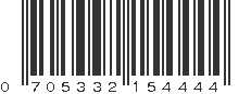 UPC 705332154444