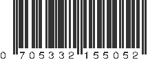 UPC 705332155052