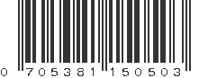 UPC 705381150503