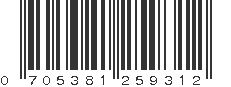 UPC 705381259312