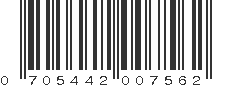 UPC 705442007562