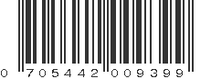 UPC 705442009399