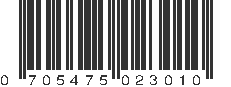 UPC 705475023010