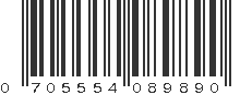 UPC 705554089890