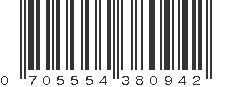 UPC 705554380942