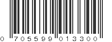 UPC 705599013300