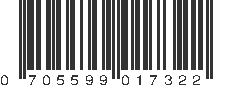 UPC 705599017322