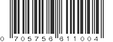 UPC 705756611004