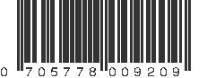 UPC 705778009209