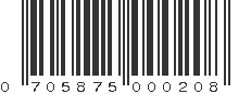 UPC 705875000208