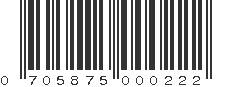 UPC 705875000222