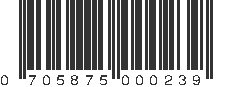 UPC 705875000239