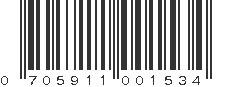 UPC 705911001534