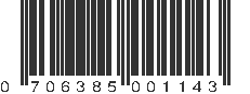 UPC 706385001143