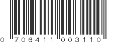 UPC 706411003110