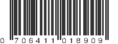 UPC 706411018909