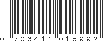 UPC 706411018992