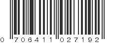 UPC 706411027192