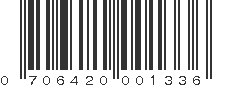 UPC 706420001336