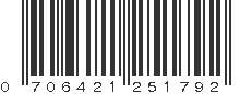 UPC 706421251792