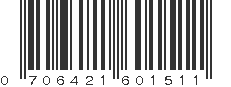 UPC 706421601511