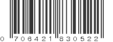 UPC 706421830522