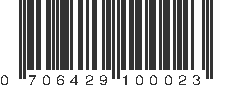 UPC 706429100023