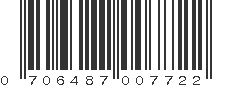 UPC 706487007722