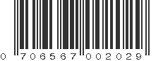 UPC 706567002029