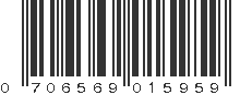 UPC 706569015959