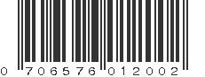 UPC 706576012002