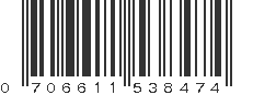 UPC 706611538474