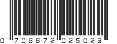 UPC 706672025029