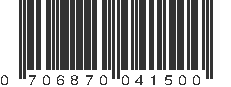 UPC 706870041500