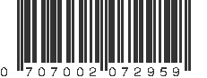 UPC 707002072959