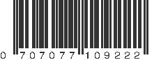 UPC 707077109222