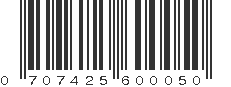 UPC 707425600050