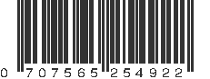 UPC 707565254922