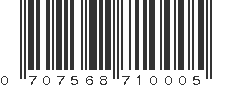 UPC 707568710005