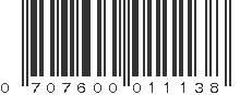 UPC 707600011138