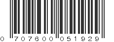 UPC 707600051929