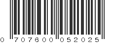 UPC 707600052025