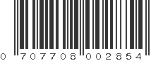 UPC 707708002854