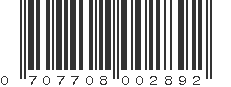 UPC 707708002892