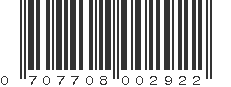 UPC 707708002922