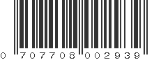 UPC 707708002939